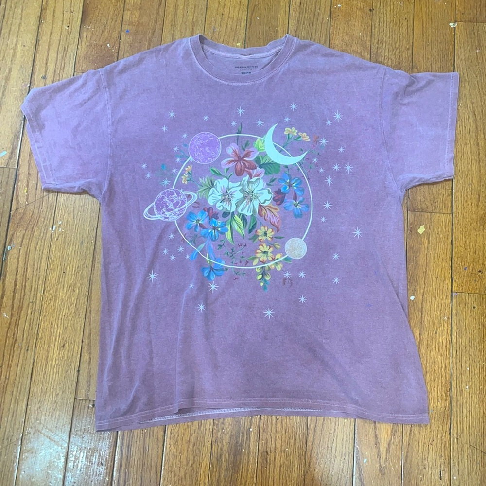 Urban Outfitters oversized floral graphic tee
